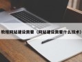 垦利教程网站建设需要（网站建设需要什么技术）